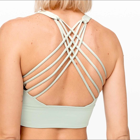 Lululemon Free to Be Wild Sports Bra - 6 Jade Grey - Picture 1 of 7